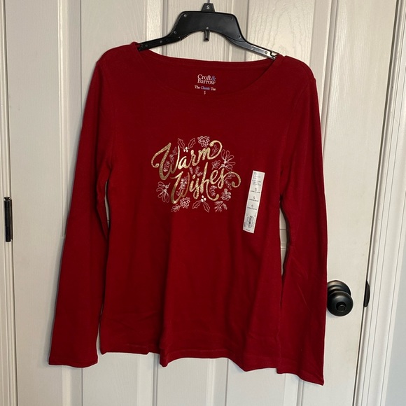 Croft & Barrow Classic Holiday Tee - Picture 1 of 6